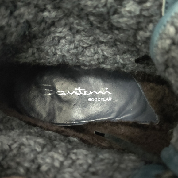 Santoni shearling derby boots - Picture 6 of 10